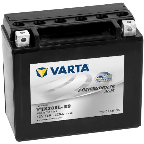 Batteri MC AGM 12V 18Ah 320CCA Varta 1