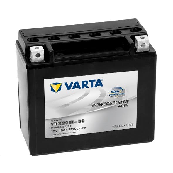 Batteri MC AGM 12V 18Ah 320CCA Varta