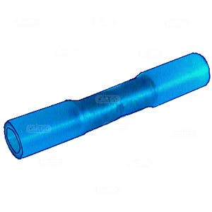 Skarvhylsa med krympslang och lim 2.5mm2, blå