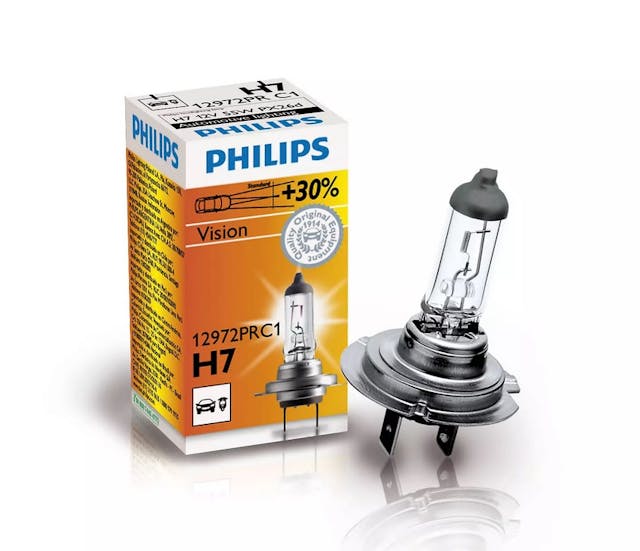 Glödlampa 12V H7 PX26d 55W Philips